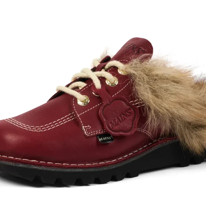 Kick Mule Fur Mains Red für Erwachsene, Unisex Kick Mule Fur Mains Red für Erwachsene, Unisex