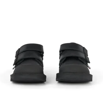 Kick Scuff Twin Leder Schwarz für kleine Jungen
