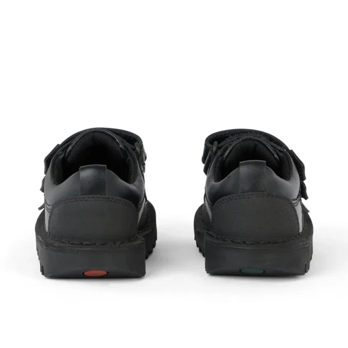 Kick Scuff Twin Leder Schwarz für kleine Jungen Kick Scuff Twin Leder Schwarz für kleine Jungen