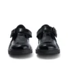 Kick T-Bar für Kleinkinder, Mädchen, Velours-Lackleder, schwarz Kick T-Bar für Kleinkinder, Mädchen, Velours-Lackleder, schwarz