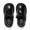 Kick T-Bar für Kleinkinder, Mädchen, Velours-Lackleder, schwarz Kick T-Bar für Kleinkinder, Mädchen, Velours-Lackleder, schwarz
