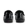 Kick T-Bar für Kleinkinder, Mädchen, Velours-Lackleder, schwarz Kick T-Bar für Kleinkinder, Mädchen, Velours-Lackleder, schwarz