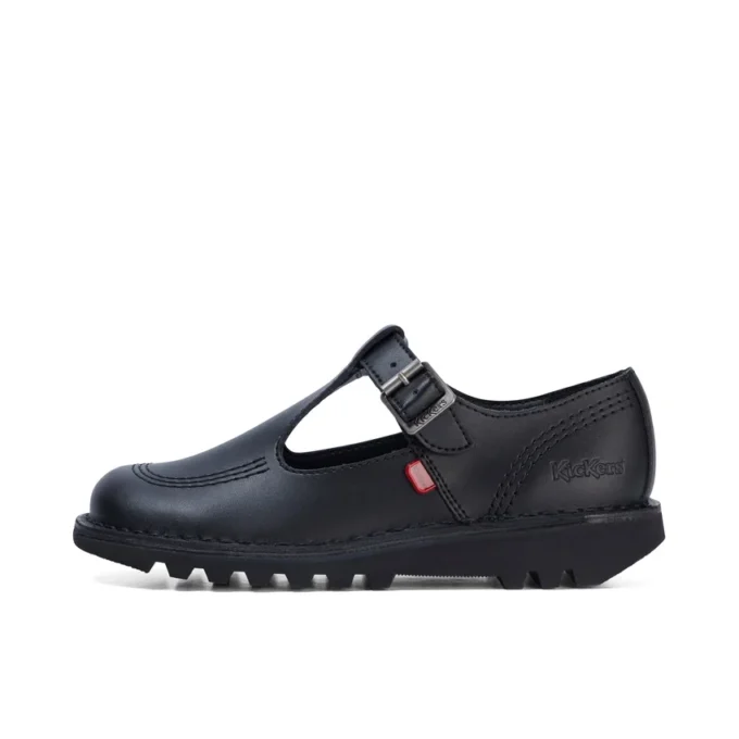 Kick T-Bar Leder Schwarz für Erwachsene (Damen) Kick T-Bar Leder Schwarz für Erwachsene (Damen)