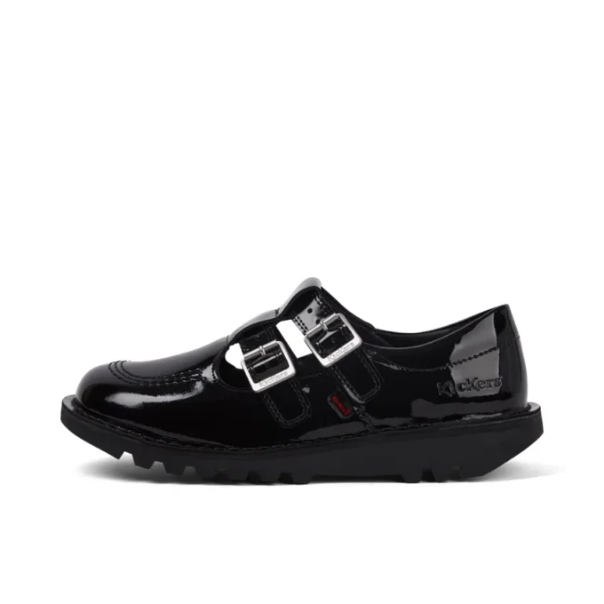 Kick T Double für Erwachsene, Damen, Lackleder, Schwarz Kick T Double für Erwachsene, Damen, Lackleder, Schwarz