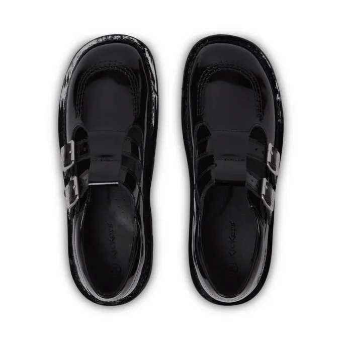 Kick T Double für Erwachsene, Damen, Lackleder, Schwarz Kick T Double für Erwachsene, Damen, Lackleder, Schwarz