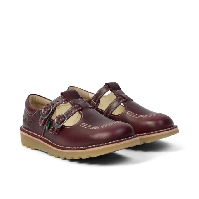 Kick T-Double Leder Dunkelrot für Erwachsene Kick T-Double Leder Dunkelrot für Erwachsene