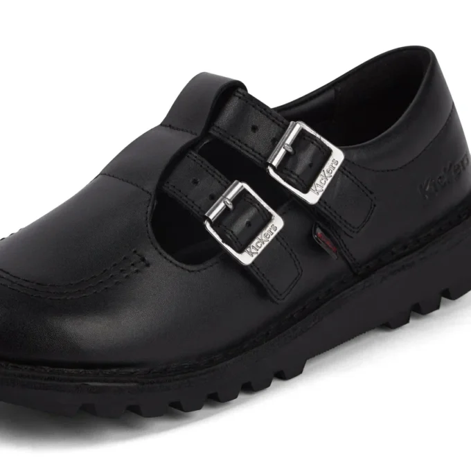 Kick T Double Leder Schwarz für Erwachsene Kick T Double Leder Schwarz für Erwachsene