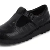 Kick Tbar Croc Leder Schwarz für Damen Kick Tbar Croc Leder Schwarz für Damen