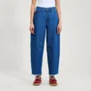 Kickers Classic Barrel Leg Jeans für Damen, Blau Kickers Classic Barrel Leg Jeans für Damen, Blau