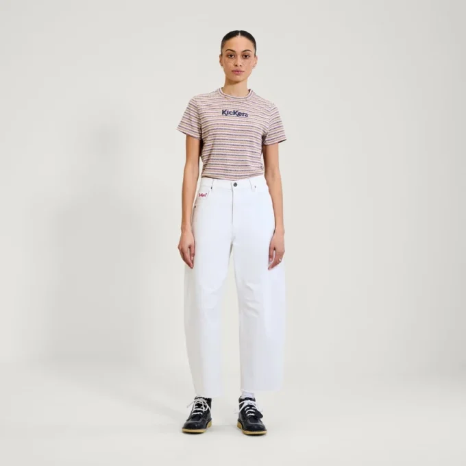 Kickers Classic Body Con T-Shirt für Damen, mehrfarbig