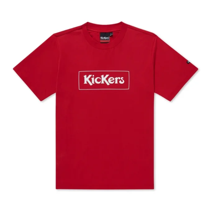 Kickers Classic Box T-Shirt für Herren in Rot Kickers Classic Box T-Shirt für Herren in Rot