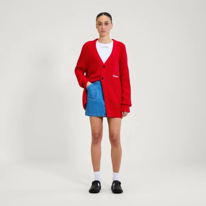 Kickers Classic Cardi für Erwachsene, Unisex, Rot Kickers Classic Cardi für Erwachsene, Unisex, Rot