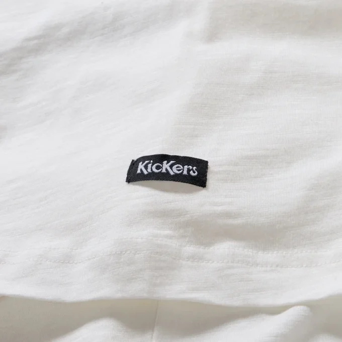 Kickers Classic Kurzarm-T-Shirt für Herren, Weiß Kickers Classic Kurzarm-T-Shirt für Herren, Weiß