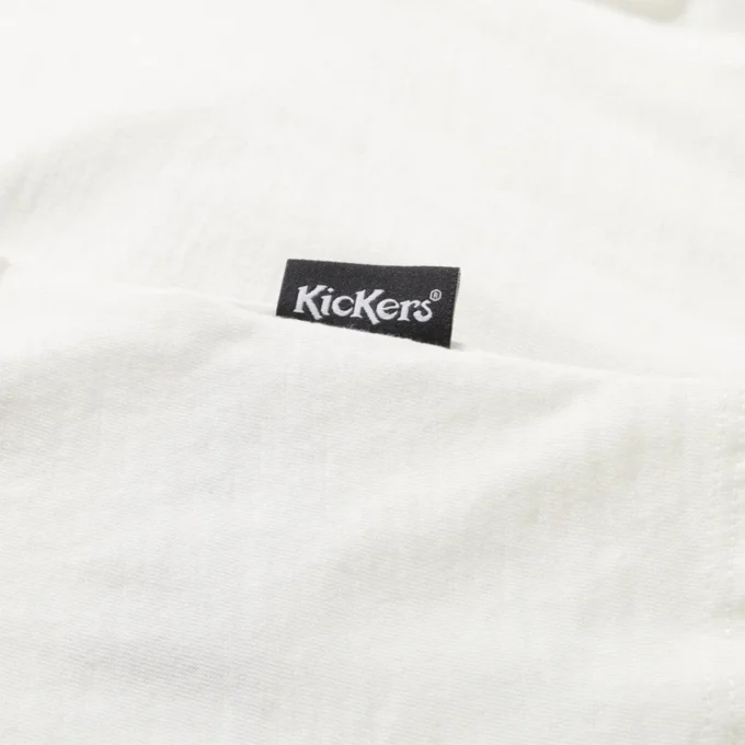 Kickers Classic Rundhals-T-Shirt für Damen, Weiß Kickers Classic Rundhals-T-Shirt für Damen, Weiß