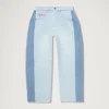 Kickers Classic Wide Leg Barrel Jeans für Damen, Blau Kickers Classic Wide Leg Barrel Jeans für Damen, Blau