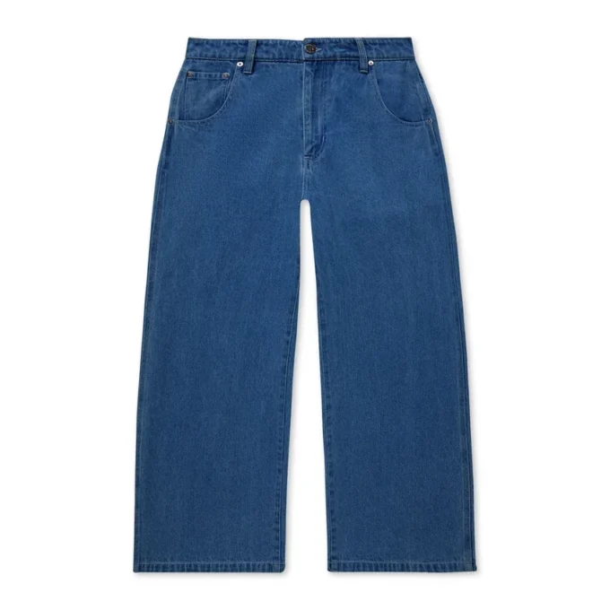 Kickers Classic Wide Leg Jeans für Erwachsene, Damen, Blau Kickers Classic Wide Leg Jeans für Erwachsene, Damen, Blau