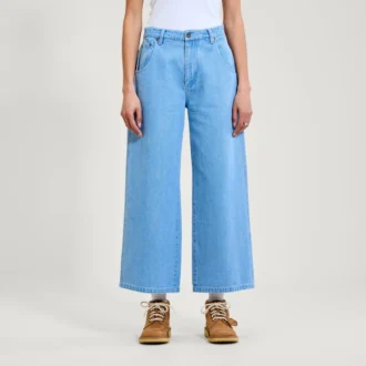 Kickers Classic Wide Leg Jeans für Erwachsene, Damen, Blau