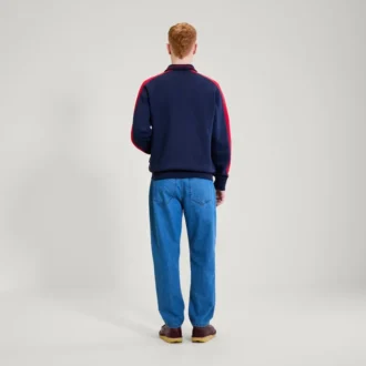 Kickers Classic Zip-Through-Strickjacke für Herren, Marineblau