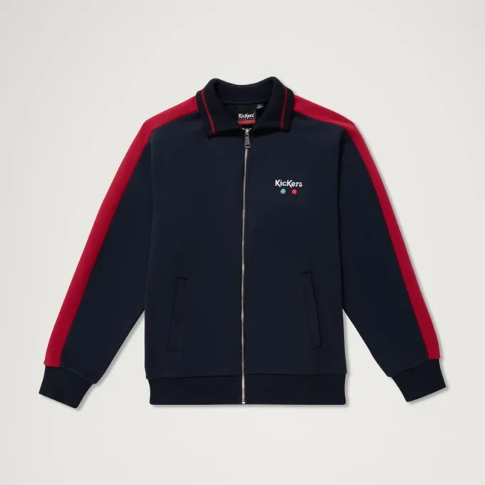 Kickers Classic Zip-Through-Strickjacke für Herren, Marineblau Kickers Classic Zip-Through-Strickjacke für Herren, Marineblau