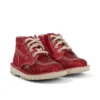 Kickers Kick Hi Glitter Stiefel für Kleinkinder, Unisex, Rot Kickers Kick Hi Glitter Stiefel für Kleinkinder, Unisex, Rot
