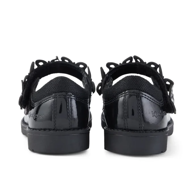 Kickers Lachly Butterfly MJ für Mädchen, Lackleder, schwarz Kickers Lachly Butterfly MJ für Mädchen, Lackleder, schwarz