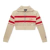 Kickers Zip-Through-Strickjacke für Damen, Weiß Kickers Zip-Through-Strickjacke für Damen, Weiß