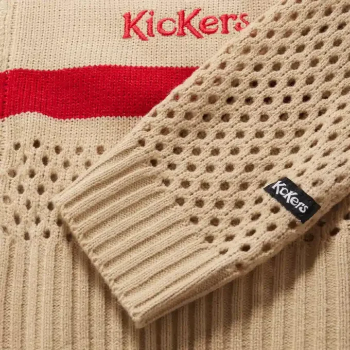 Kickers Zip-Through-Strickjacke für Damen, Weiß Kickers Zip-Through-Strickjacke für Damen, Weiß