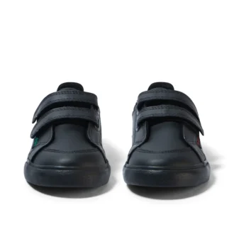 Kleinkind-Jungen Tovni Twin Vel Leder Schwarz