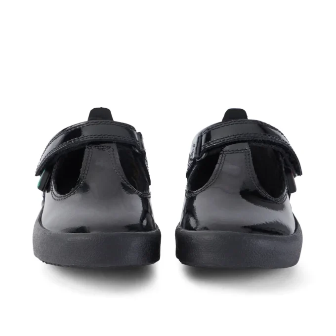 Kleinkind-Mädchen Kariko T-Strap Lackleder Schwarz Kleinkind-Mädchen Kariko T-Strap Lackleder Schwarz