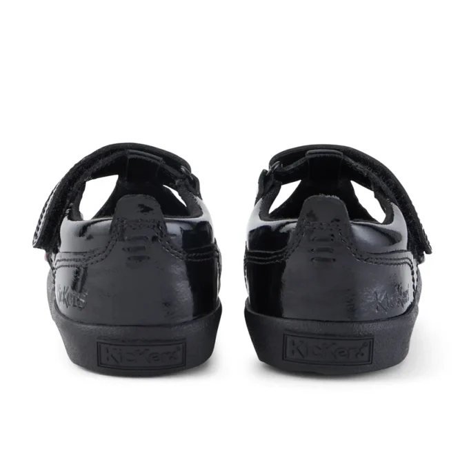 Kleinkind-Mädchen Kariko T-Strap Lackleder Schwarz Kleinkind-Mädchen Kariko T-Strap Lackleder Schwarz