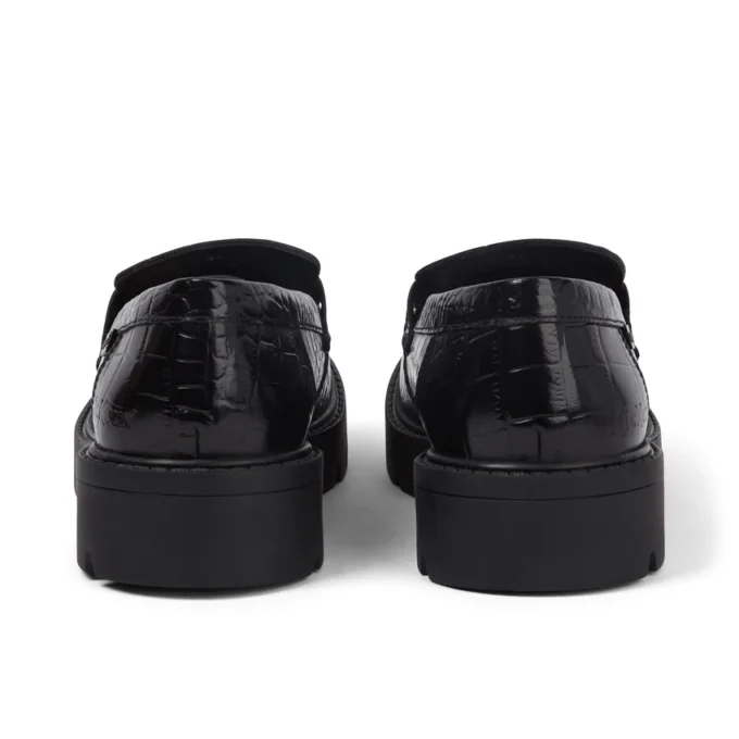 Kori Loafer Croc Leder Schwarz für Damen Kori Loafer Croc Leder Schwarz für Damen