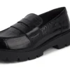 Kori Loafer Croc Leder Schwarz für Damen Kori Loafer Croc Leder Schwarz für Damen