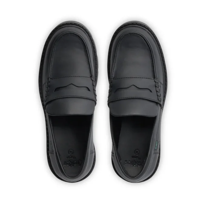 Kori Loafer für Damen aus Lederimitat, schwarz Kori Loafer für Damen aus Lederimitat, schwarz