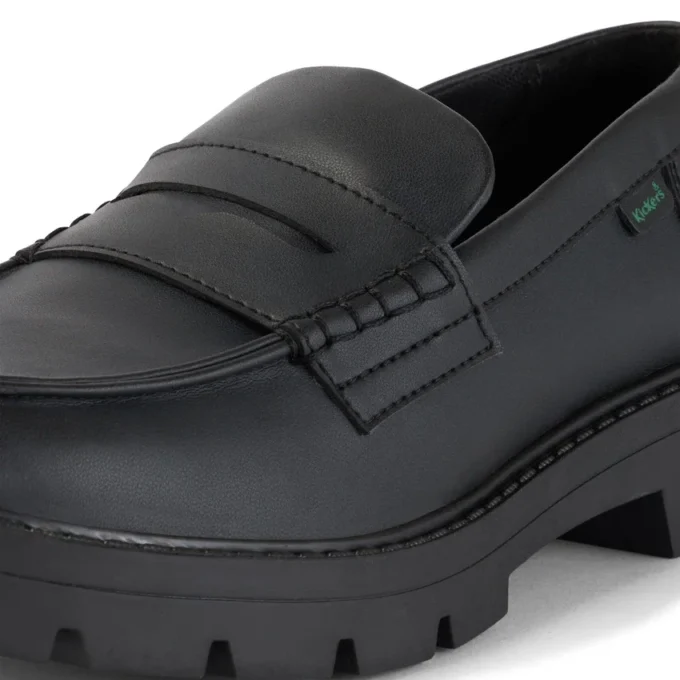 Kori Loafer für Damen aus Lederimitat, schwarz Kori Loafer für Damen aus Lederimitat, schwarz