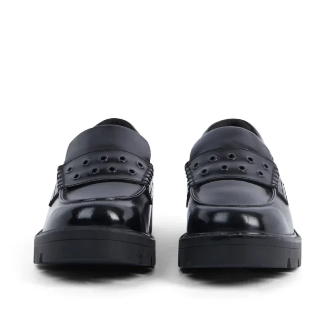 Kori Loafer für Damen, Leder, schwarz, mit Nieten Kori Loafer für Damen, Leder, schwarz, mit Nieten