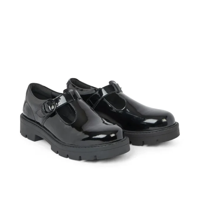 Kori T-Bar für Damen aus Lackleder, schwarz Kori T-Bar für Damen aus Lackleder, schwarz