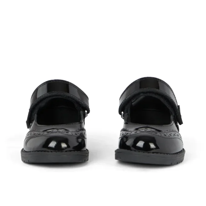 Lachly Mj Brogue Lackleder Schwarz für kleine Mädchen Lachly Mj Brogue Lackleder Schwarz für kleine Mädchen
