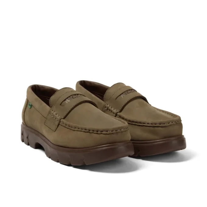 Lennon Loafer aus Leder für Erwachsene, Unisex, Dunkelgrün Lennon Loafer aus Leder für Erwachsene, Unisex, Dunkelgrün