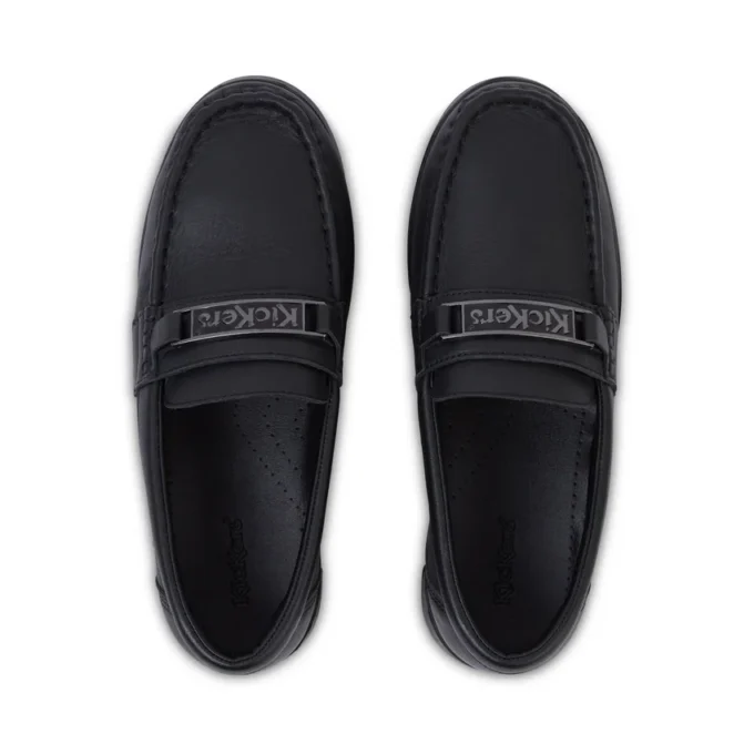 Lennon Loafer aus Leder für Erwachsene, Unisex, schwarz Lennon Loafer aus Leder für Erwachsene, Unisex, schwarz