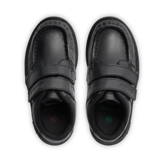 Reasan Twin Vel Leder Schwarz für kleine Jungen Reasan Twin Vel Leder Schwarz für kleine Jungen