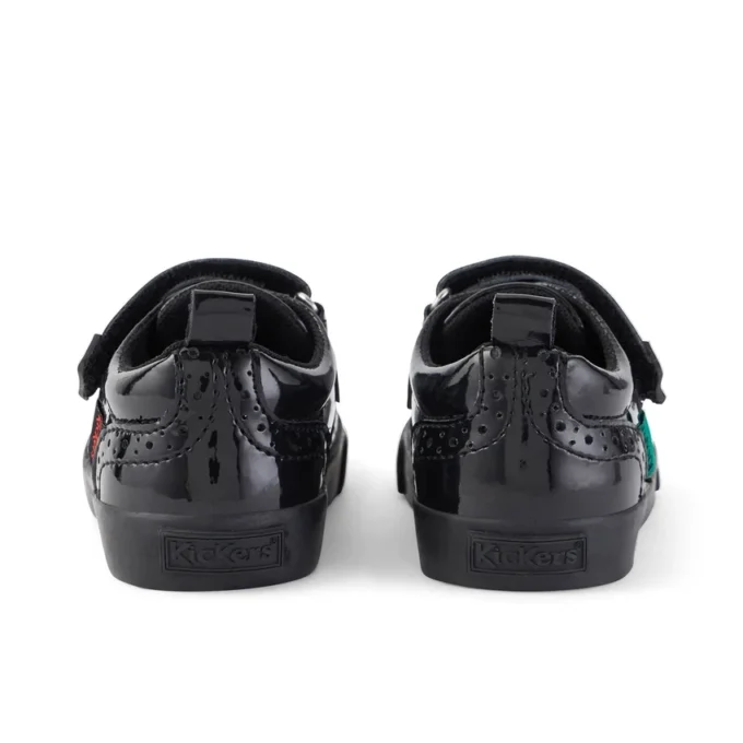 Tovni Brogue-Schuhe für Kleinkinder, Mädchen, Lackleder, schwarz Tovni Brogue-Schuhe für Kleinkinder, Mädchen, Lackleder, schwarz