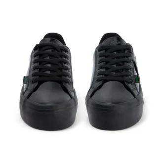 Tovni Stack für junge Damen aus Lederimitat und Lackleder, schwarz