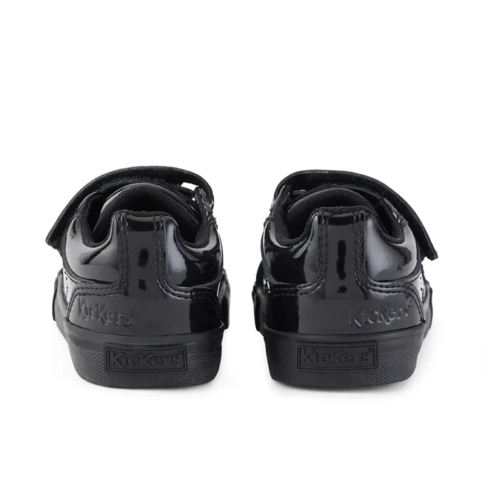 Tovni Twin Vel für Mädchen, Lackleder, schwarz Tovni Twin Vel für Mädchen, Lackleder, schwarz