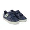 Tovni Twin ZigZag Sneaker für Jungen, Leder, Marineblau