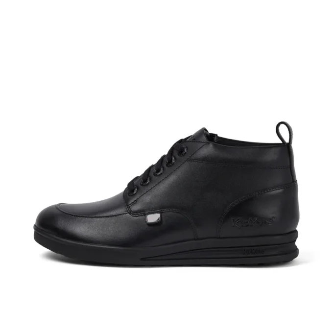 Troiko Hi Lederstiefel für Jugendliche, schwarz Troiko Hi Lederstiefel für Jugendliche, schwarz