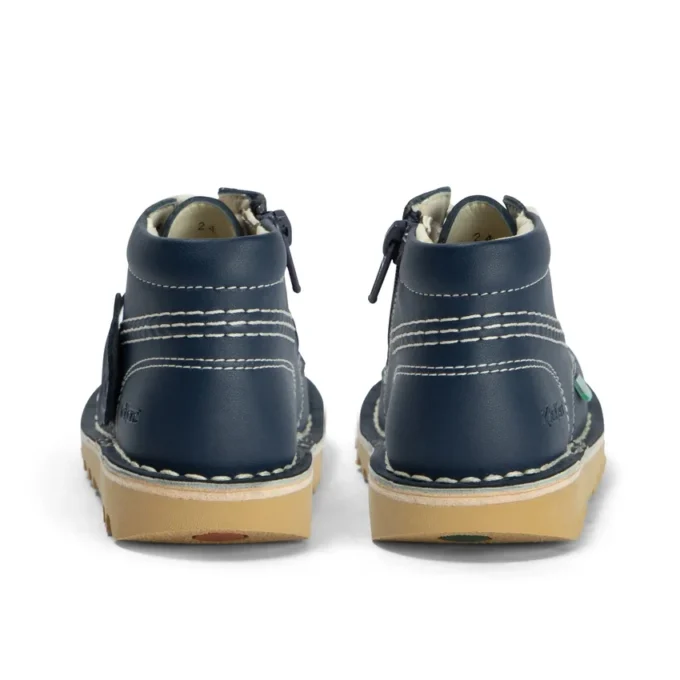 Unisex-Kick Hi Zip-Stiefel für Kleinkinder aus Lederalternative, marineblau Unisex-Kick Hi Zip-Stiefel für Kleinkinder aus Lederalternative, marineblau