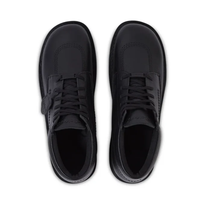 Unisex-Kick-Stiefel für Erwachsene aus Tumbled-Leder, schwarz Unisex-Kick-Stiefel für Erwachsene aus Tumbled-Leder, schwarz