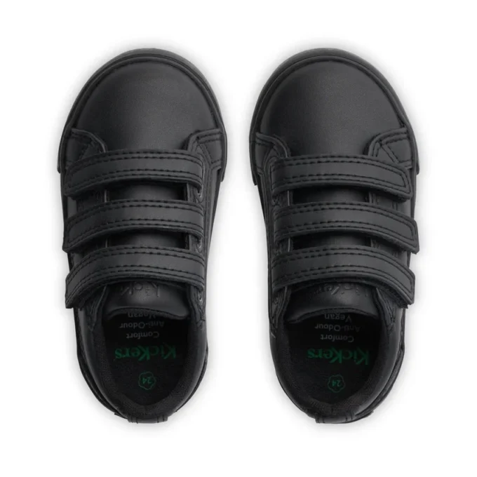 Unisex-Kinderschuhe Tovni Trip aus Lederalternative, schwarz Unisex-Kinderschuhe Tovni Trip aus Lederalternative, schwarz
