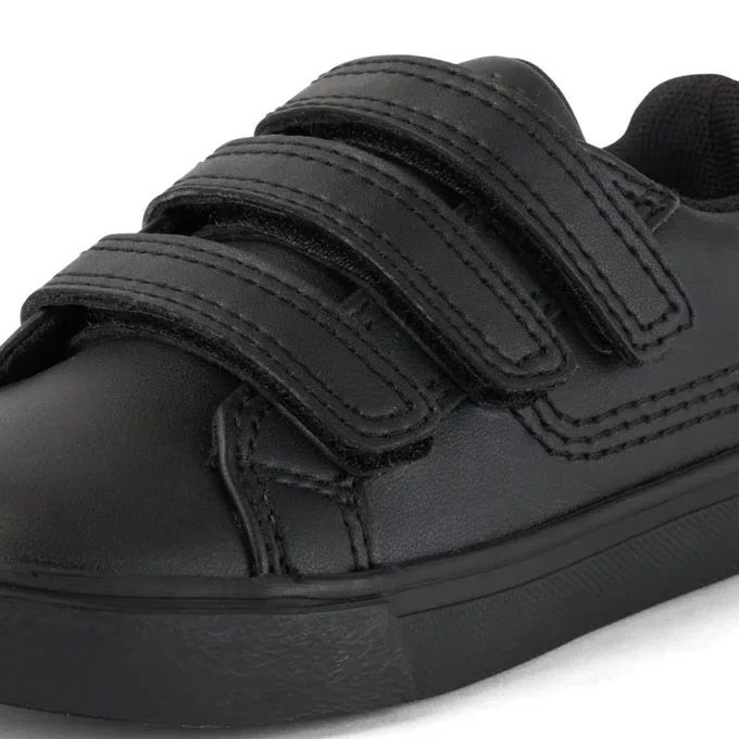 Unisex-Kinderschuhe Tovni Trip aus Lederalternative, schwarz Unisex-Kinderschuhe Tovni Trip aus Lederalternative, schwarz