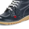 Unisex-Leder-Kick Hi Core für Erwachsene in Navy Unisex-Leder-Kick Hi Core für Erwachsene in Navy